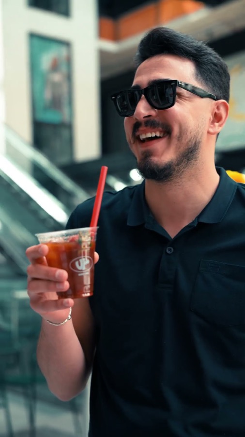 Frame from Food and Beverage Short - Looped Production
